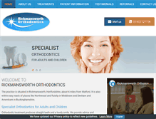 Tablet Screenshot of orthodontist-online.co.uk